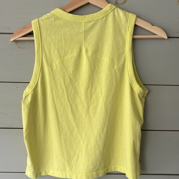 Lululemon Classic-Fit Cotton-Blend Tank Top- size 6 sunlight yellow - Picture 7 of 7